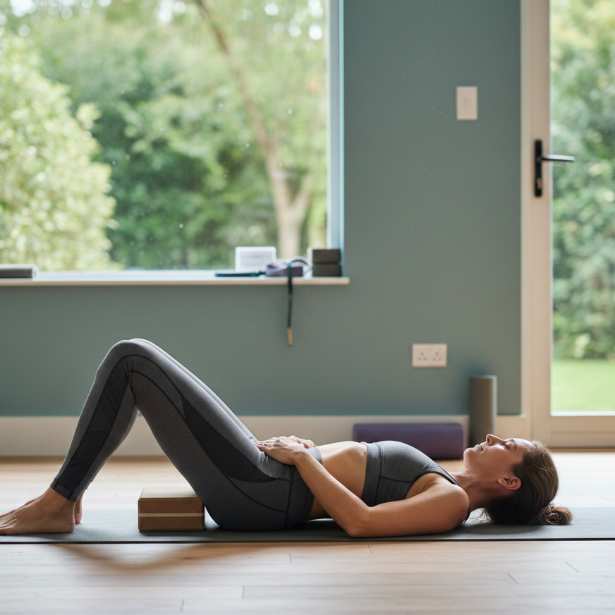 Pelvic Tilt Exercise (Yoga-Based Movement)