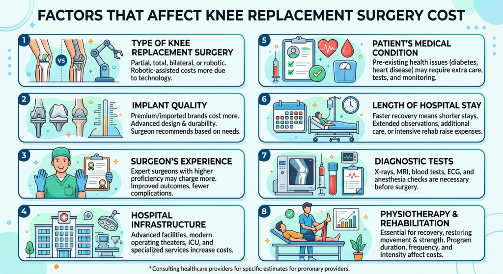 Factors That Affect Knee Replacement Surgery Cost