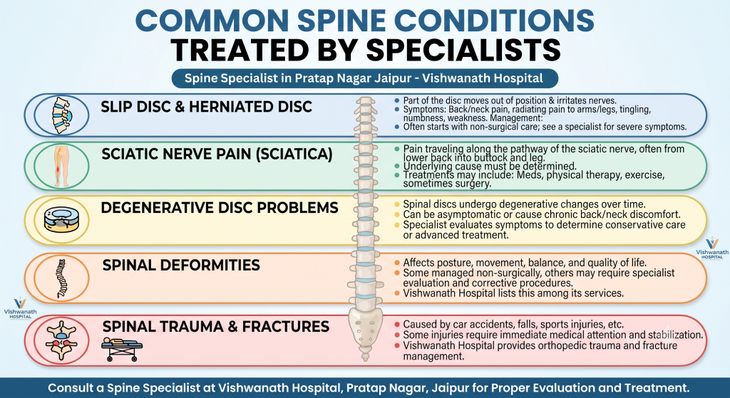 Common Spine Conditions Treated by Specialists
